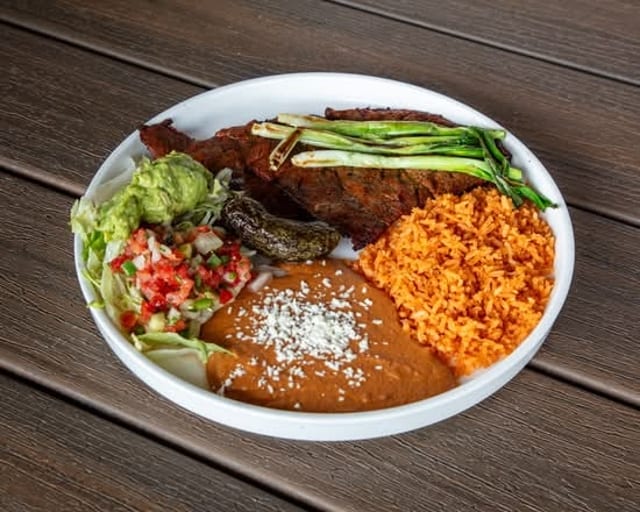 Combo #6 - Carne Asada Plate.